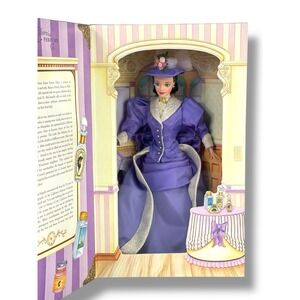 Mrs PFE Albee Barbie doll Avon Special Edition 1997 Victorian dress New in Box